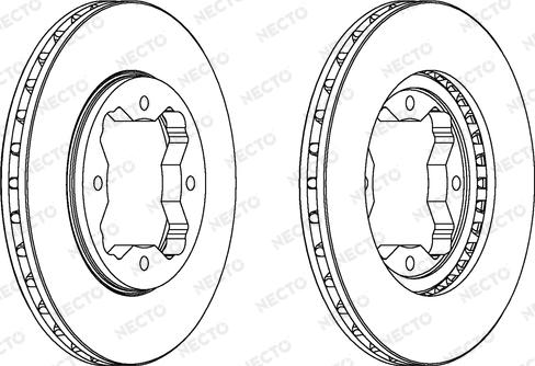 Necto WN692 - Brake Disc autospares.lv