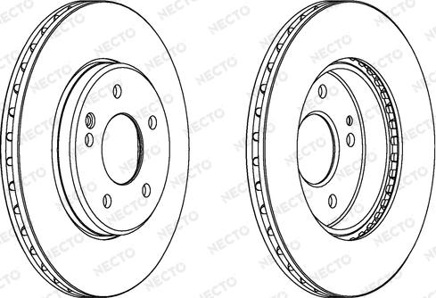 Necto WN655 - Brake Disc autospares.lv