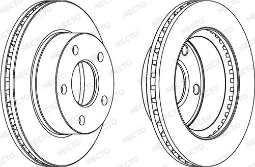 Necto WN656 - Brake Disc autospares.lv