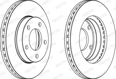 Necto WN653 - Brake Disc autospares.lv