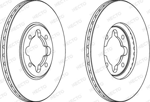 Necto WN665 - Brake Disc autospares.lv