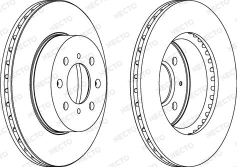 Comline ADC0504V - Brake Disc autospares.lv