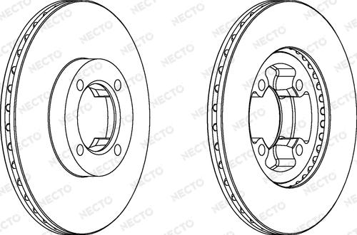 Necto WN663 - Brake Disc autospares.lv