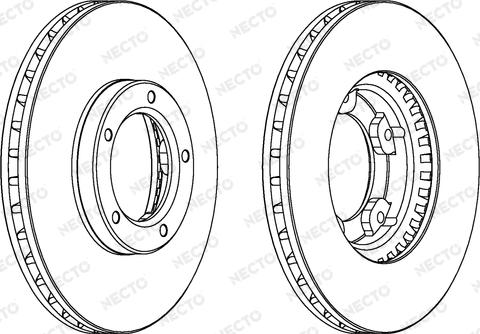 Necto WN662 - Brake Disc autospares.lv