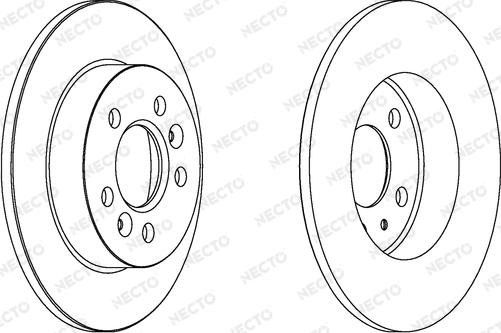 Necto WN609 - Brake Disc autospares.lv