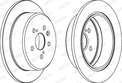 Necto WN604 - Brake Disc autospares.lv