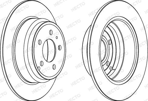 Necto WN601 - Brake Disc autospares.lv