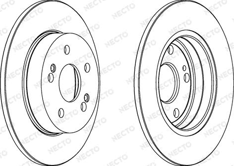 Necto WN608 - Brake Disc autospares.lv