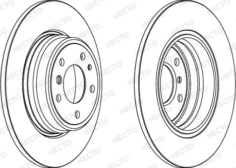 Necto WN602 - Brake Disc autospares.lv