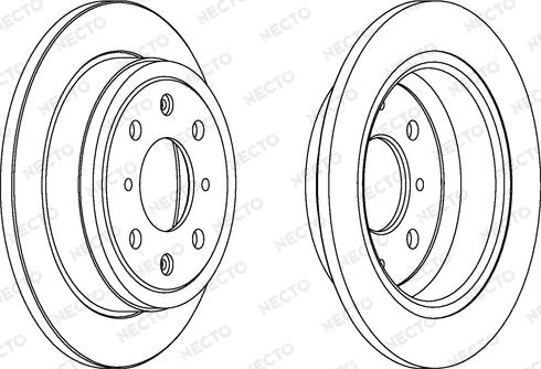 Necto WN613 - Brake Disc autospares.lv