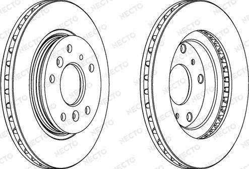 Necto WN688 - Brake Disc autospares.lv