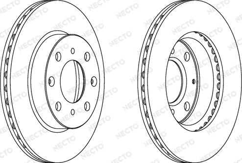 Necto WN639 - Brake Disc autospares.lv