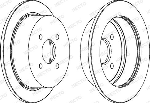 Necto WN630 - Brake Disc autospares.lv