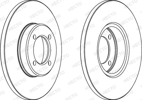 Necto WN633 - Brake Disc autospares.lv