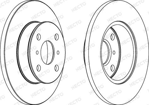 Necto WN632 - Brake Disc autospares.lv