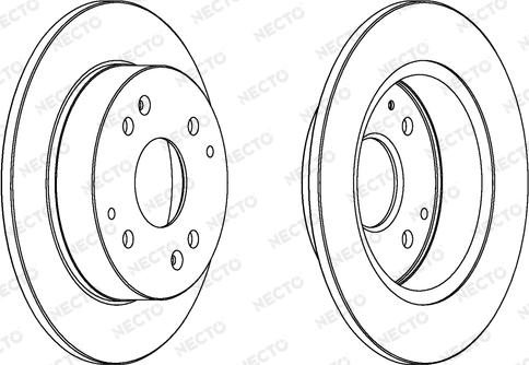 Necto WN629 - Brake Disc autospares.lv