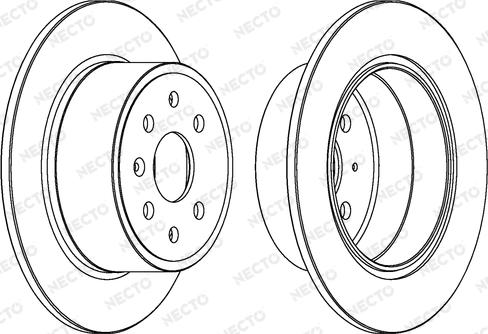 Necto WN623 - Brake Disc autospares.lv