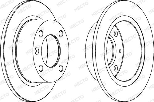 Necto WN622 - Brake Disc autospares.lv