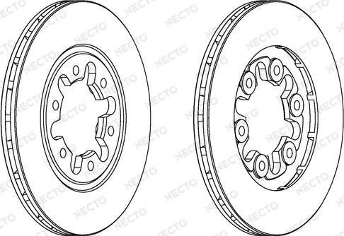 Necto WN670 - Brake Disc autospares.lv