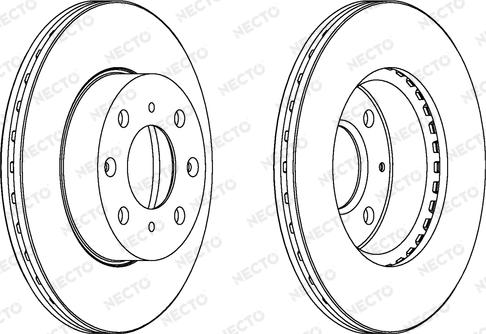 Necto WN673 - Brake Disc autospares.lv