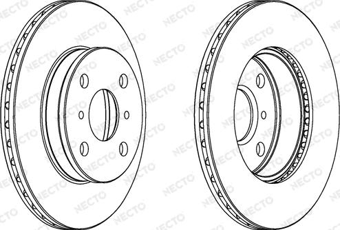 Necto WN672 - Brake Disc autospares.lv