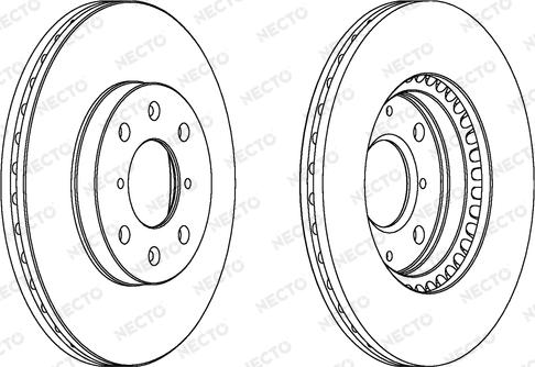 Necto WN1446 - Brake Disc autospares.lv