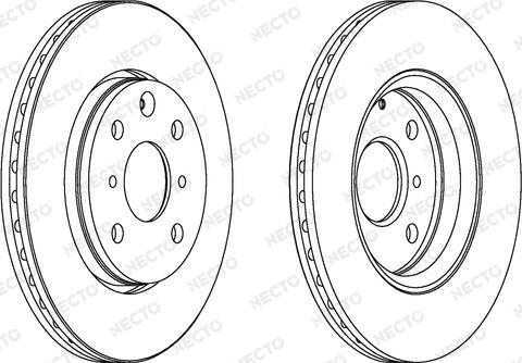 Necto WN1453 - Brake Disc autospares.lv