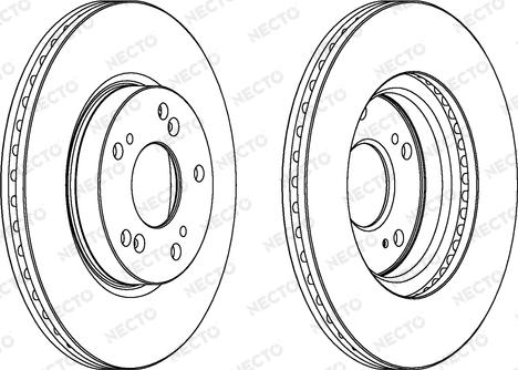 Necto WN1465 - Brake Disc autospares.lv