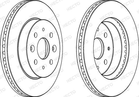 Necto WN1468 - Brake Disc autospares.lv