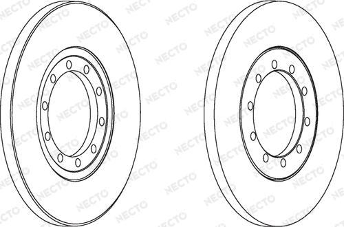 Necto WN1463 - Brake Disc autospares.lv