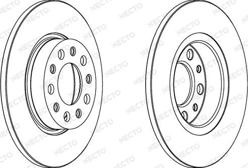 Necto WN1400 - Brake Disc autospares.lv