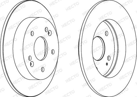 Necto WN1414 - Brake Disc autospares.lv