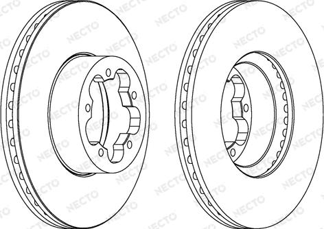 Necto WN1483 - Brake Disc autospares.lv