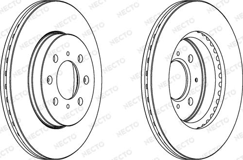 Necto WN1436 - Brake Disc autospares.lv