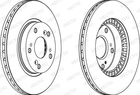 Necto WN1425 - Brake Disc autospares.lv