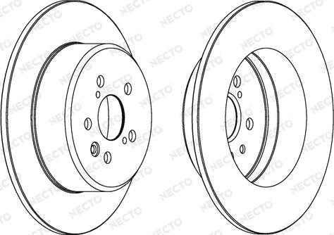 Necto WN1420 - Brake Disc autospares.lv