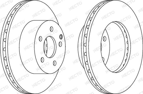 Necto WN1546 - Brake Disc autospares.lv