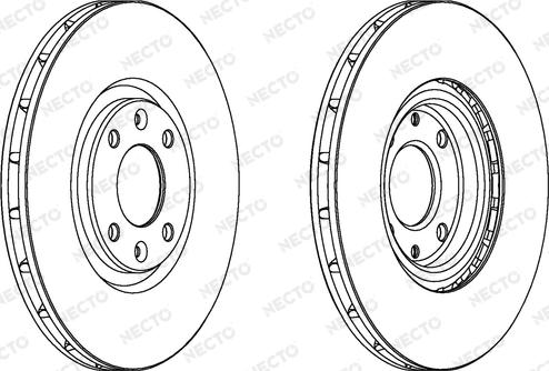 Necto WN1547 - Brake Disc autospares.lv