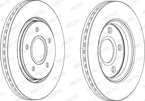 Necto WN1559 - Brake Disc autospares.lv