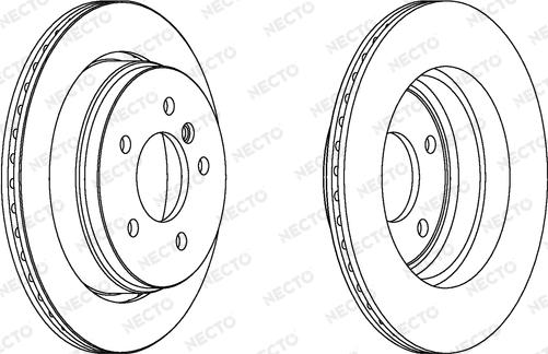 Necto WN1509 - Brake Disc autospares.lv