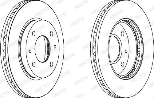 Necto WN1505 - Brake Disc autospares.lv