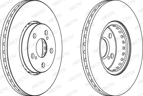 Necto WN1503 - Brake Disc autospares.lv