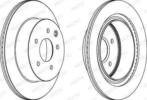 Necto WN1507 - Brake Disc autospares.lv