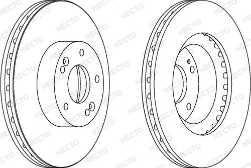 Necto WN1519 - Brake Disc autospares.lv