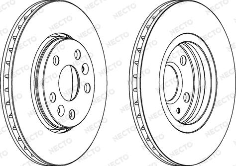 Necto WN1515 - Brake Disc autospares.lv