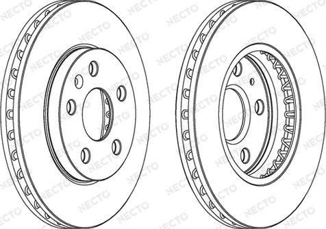 Necto WN1518 - Brake Disc autospares.lv