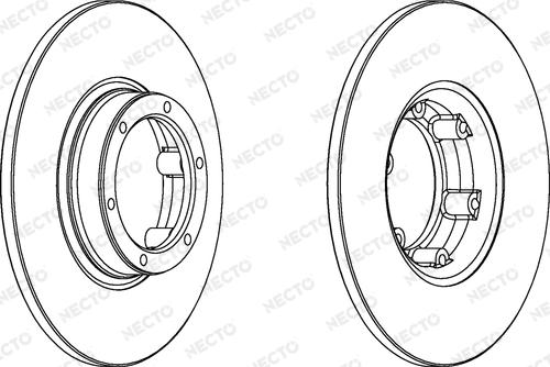 Necto WN158 - Brake Disc autospares.lv