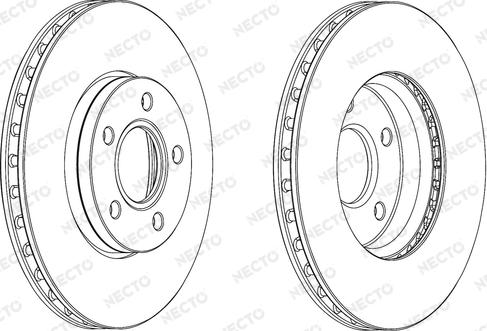 Necto WN1539 - Brake Disc autospares.lv