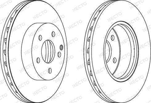 Necto WN1530 - Brake Disc autospares.lv