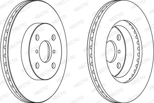 Necto WN1531 - Brake Disc autospares.lv